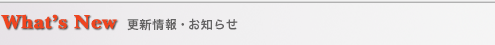 What's New�@�X�V���E���m�点